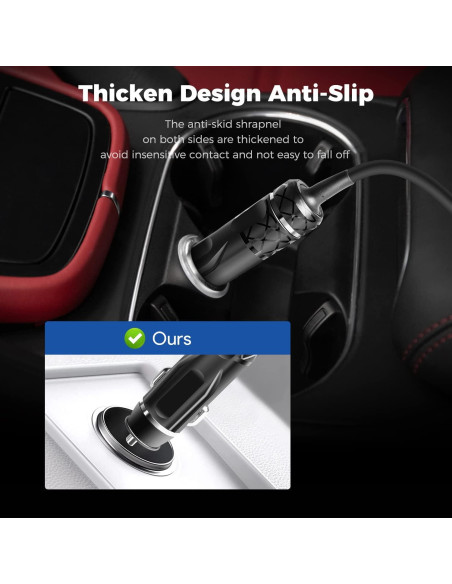 Adaptador de corriente KFD para nevera de coche 12V-24V