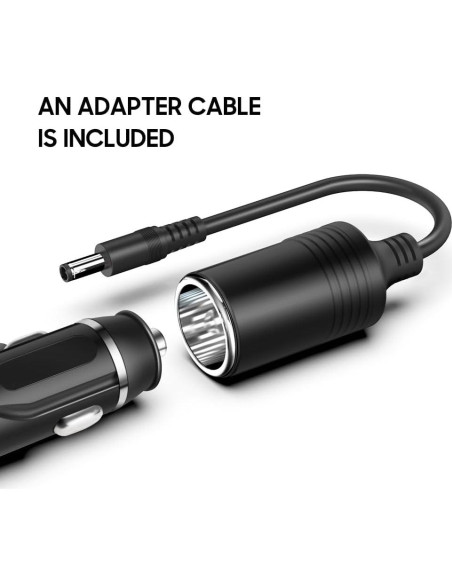 Adaptador de corriente KFD para nevera de coche 12V-24V