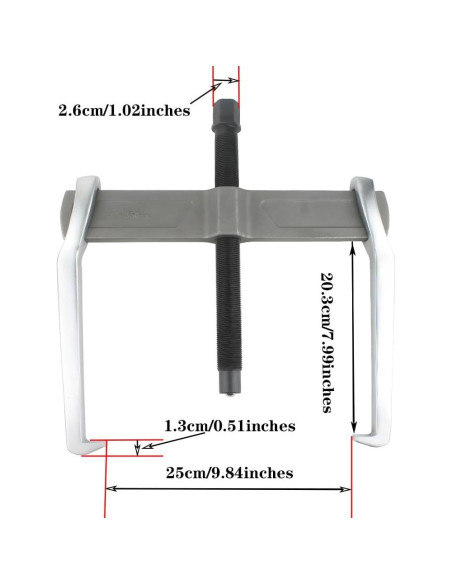 Extractor de Engranajes 2 Garras MANNIFEN 35.56 cm Ajustable