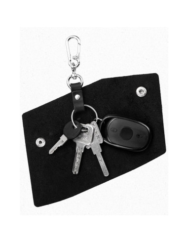 Funda de Llave de Cuero KEMIMOTO para Hombres 13x9cm