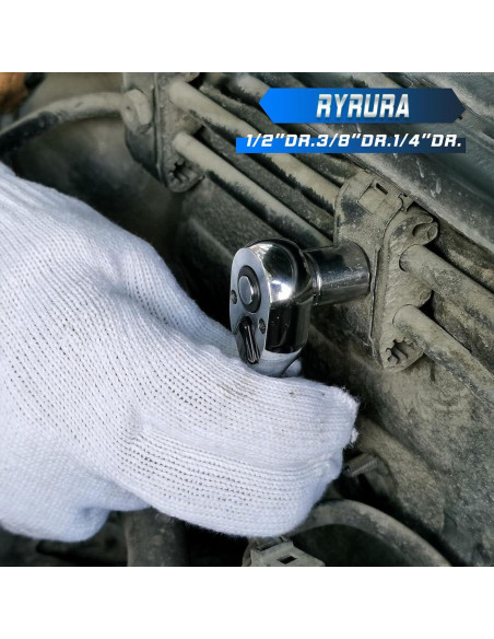 Juego de Llaves de Carraca Ryrura 1/4" 3/8" 1/2" Mini Juego de Llaves de Carraca Ryrura 1/4" 3/8" 1/2" Mini