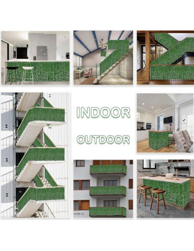 Cerca de Privacidad Hiedra Artificial Bybeton 101,6x203,2 cm