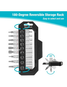 Juego de Llaves de 20 Piezas DURATECH 1/4" Métrico y SAE 2