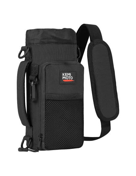 KEMIMOTO Transportador de Botellas de Agua 1,18 L Negro