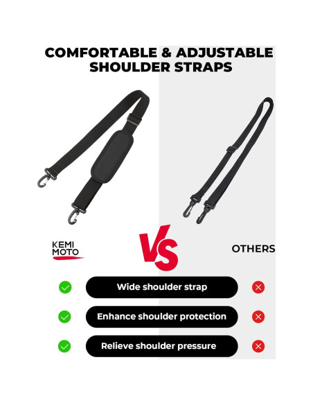 KEMIMOTO Transportador de Botellas de Agua 1,18 L Negro