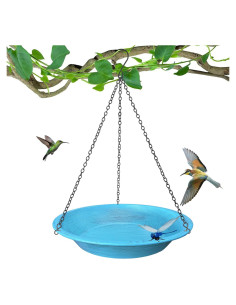 Baño de Aves Colgante WANGIRO 29 cm con Cadena 39.4 cm