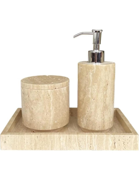 Dispensador de Jabón StonePlus Travertino Beige 1.22 kg