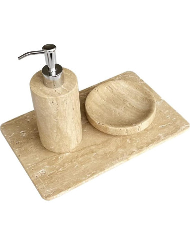 Dispensador de Jabón StonePlus Travertino Beige 1.22 kg
