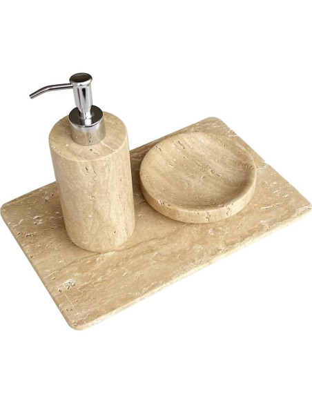 Dispensador de Jabón StonePlus Travertino Beige 1.22 kg