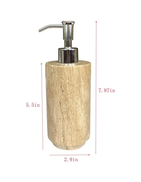 Dispensador de Jabón StonePlus Travertino Beige 1.22 kg