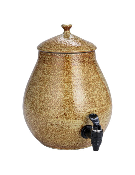 Dispensador de Bebidas Cerámica Creative Co-Op 4.73L Marrón