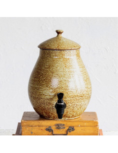 Dispensador de Bebidas Cerámica Creative Co-Op 4.73L Marrón 2