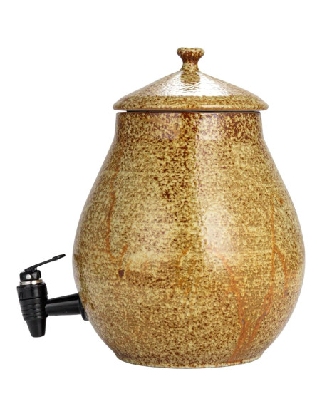 Dispensador de Bebidas Cerámica Creative Co-Op 4.73L Marrón