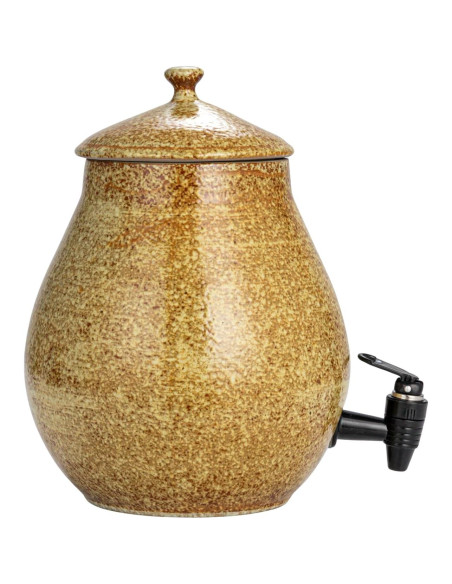 Dispensador de Bebidas Cerámica Creative Co-Op 4.73L Marrón