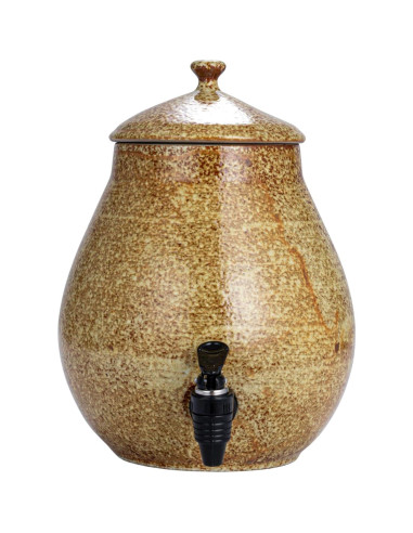 Dispensador de Bebidas Cerámica Creative Co-Op 4.73L Marrón