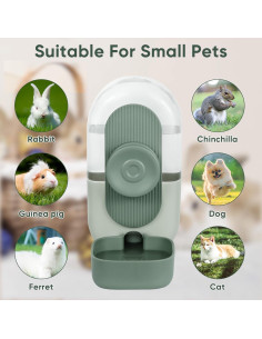 Dispensador Automático de Agua Colgante Borunhe 800ml Verde 2