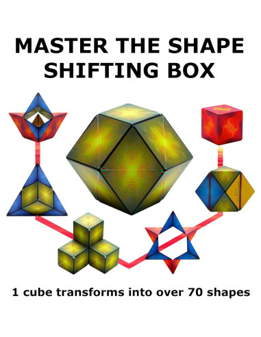 Cubo Antiestrés SHASHIBO - Juguete Sensorial 2 Piezas