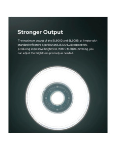 Godox SL60IID Luz LED Video 6.24kg con Softbox 59.69x88.90cm 2