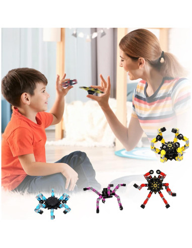 4 Pzs Juguetes Sensoriales Antiestrés Robot Yooumoga