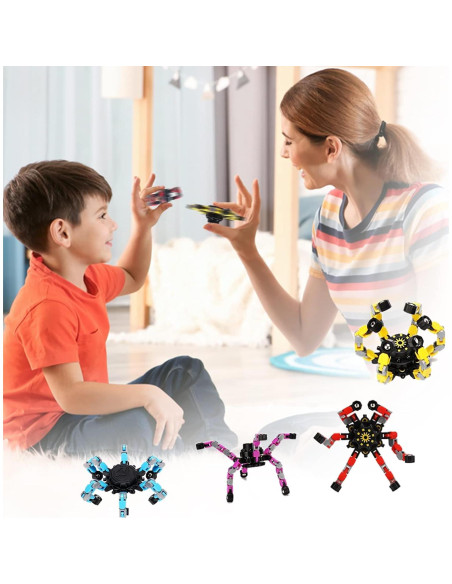 4 Pzs Juguetes Sensoriales Antiestrés Robot Yooumoga