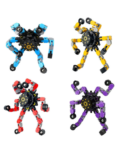 4 Pzs Juguetes Sensoriales Antiestrés Robot Yooumoga