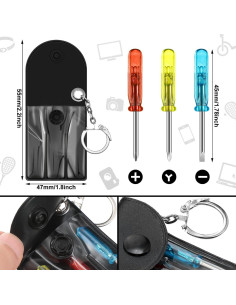 Juego de llaveros multifuncionales Saysurey 24 piezas 2