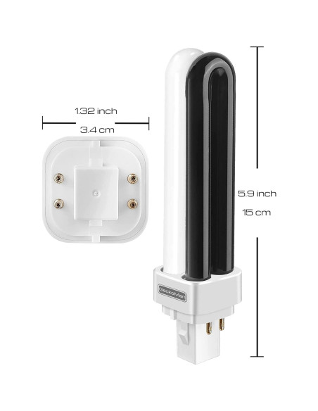 Bombillas UV de 15W GeckoMan para Insecticida x 2