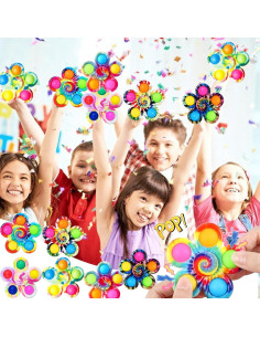 Juego de 6 Fidget Spinner QUHIU, Juguetes Sensoriales 2