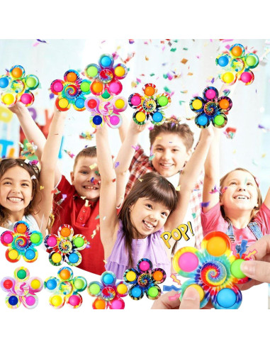 Juego de 6 Fidget Spinner QUHIU, Juguetes Sensoriales