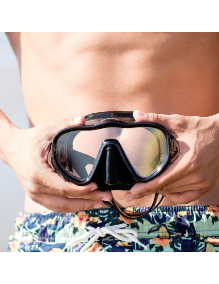 Máscara de Buceo Tanzaib TZ-123 Anti-Niebla y UV