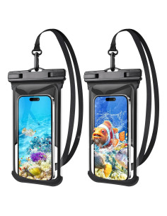 Paquete de 2 Bolsas Impermeables XFEXFE para Teléfono 19 cm