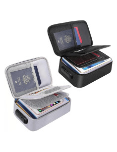 Bolsa Ignífuga ENGPOW con Cerradura - Organizador 2 Paquetes