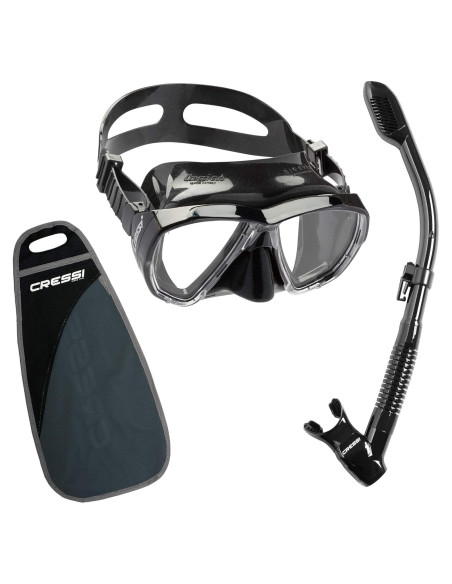 Kit Snorkel Cressi Big Eyes y Supernova Dry - Adultos