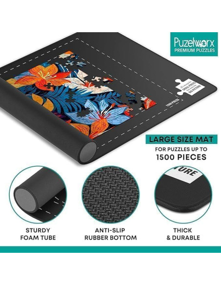 Alfombra para Enrollar Rompecabezas Point Games 1500 Piezas