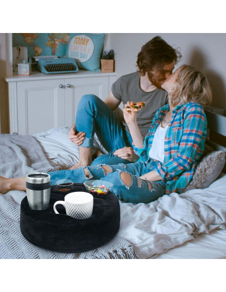Soporte de Taza Mookundy Sofa Buddy - Antideslizante Negro