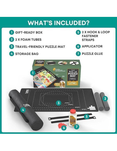 Alfombra para Enrollar Rompecabezas Point Games 1500 Piezas