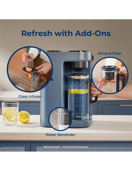 Purificador de Agua Bluevua ROPOT-Lite UV 7 Etapas Portátil