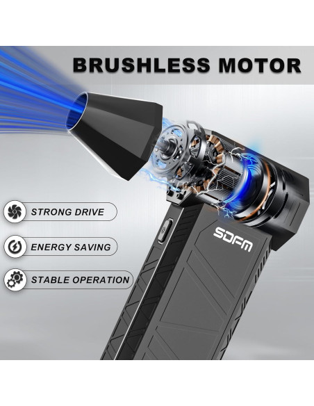 Soplador de Aire Eléctrico SDFM X3 3 Velocidades 0.31kg