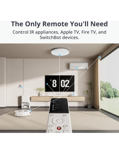 Control Remoto Universal SwitchBot con Hub Mini, 25 Dispositivos