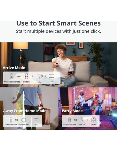 Control Remoto Universal SwitchBot con Hub Mini, 25 Dispositivos