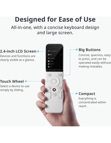 Control Remoto Universal SwitchBot con Hub Mini, 25 Dispositivos