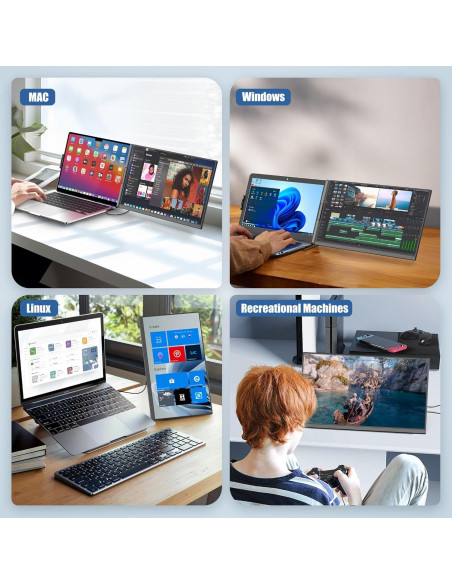 Extensor de Pantalla 15.6" FHD IPS Portátil SMEIACOW P5