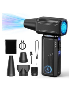 Soplador de Aire Comprimido Dolequ 200000RPM Portátil Negro