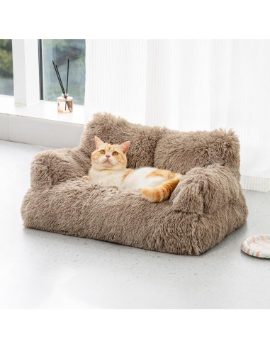 Sofá para Perros Mewoo QCP-PV Marrón Lavable Antideslizante