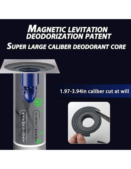 Desagüe de Ducha SALUKO Válvula Magnética Drenaje Rápido