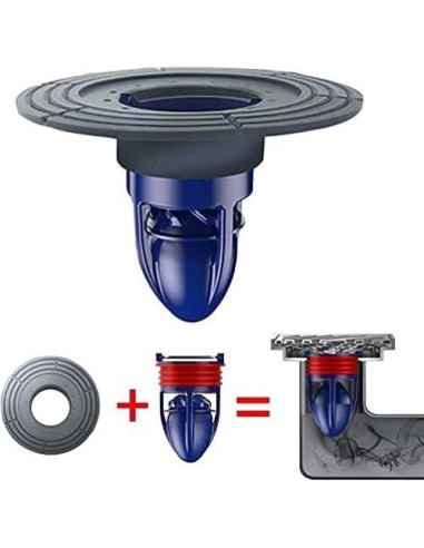 Desagüe de Ducha SALUKO Válvula Magnética Drenaje Rápido