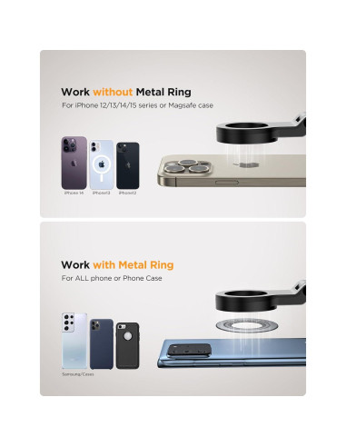 Soporte de teléfono MagSafe JOYROOM para avión - Negro