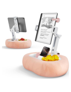 Soporte de almohada TAZENI para tablet y Kindle rosa