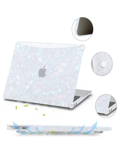 Funda Dura Anban para MacBook Air 13.3" 2022-2018 + Accesorios