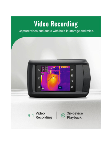 Cámara Térmica HSFTOOLS HP96, 240x240, Pantalla 3.5"